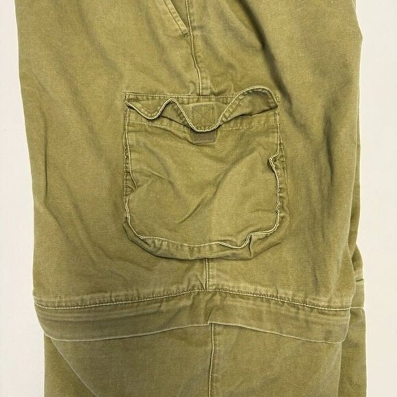 Vintage Redhead Zip Off Cargo Pants Mens 36x32 Green Outdoor Hiking - Picture 6 of 12
